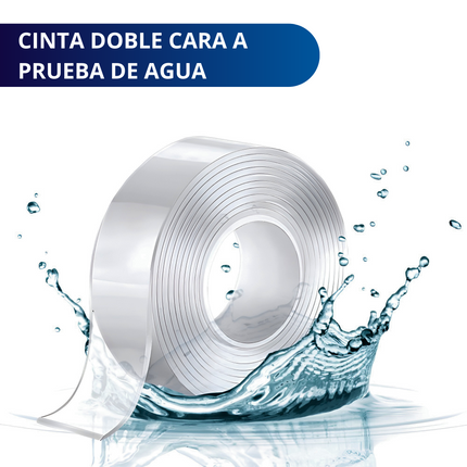 Nano Cinta Tape Magica Doble Cara Reutilizable 5 Metros
