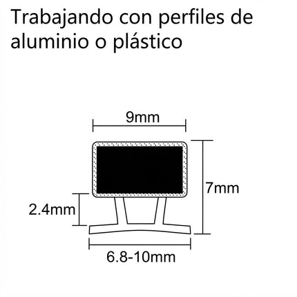 Sello Magnético 6.8 10mm 7x9 8x9 9x9 10x10