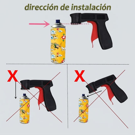 Aplicador Pistola Gatillo Pintura En Lata Aerosol Automotriz