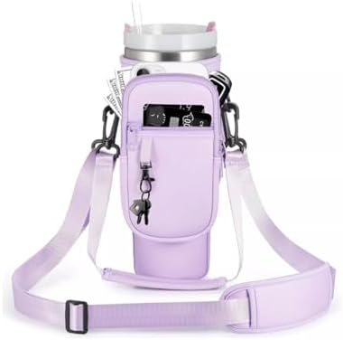 Funda para Termo Stanley, Protector para Botella de Agua Stanley de 40oz, con Cierre y Bolsa Externa