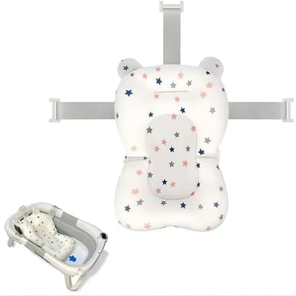 Asiento de Baño Flotante para Bebé con Soporte Ergonómico Bañera Recién Nacidos