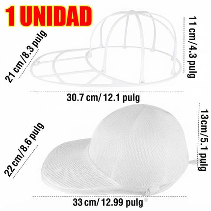 Bolsa Lavado Para Gorras Protector Antideformación Cachuchas