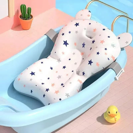 Asiento de Baño Flotante para Bebé con Soporte Ergonómico Bañera Recién Nacidos