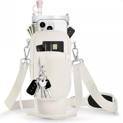 Funda para Termo Stanley, Protector para Botella de Agua Stanley de 40oz, con Cierre y Bolsa Externa