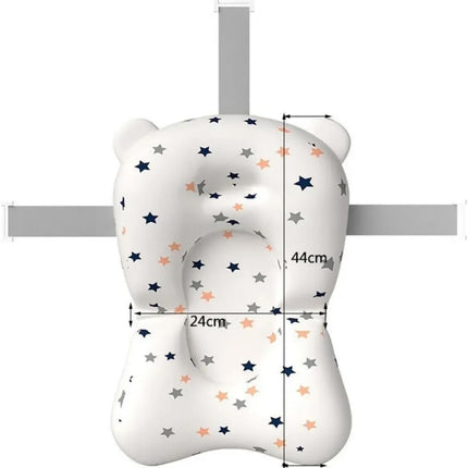 Asiento de Baño Flotante para Bebé con Soporte Ergonómico Bañera Recién Nacidos