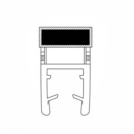 Sello Magnético 180° 8 10mm B008GK Blanco