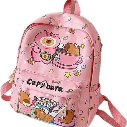 Mochila Capibara Escolares Infantiles Niña, Regalo Para Niña, Capybara Bolso Para Preescolar