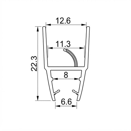Sello 8: Sello Transparente H 10 12mm B010KE