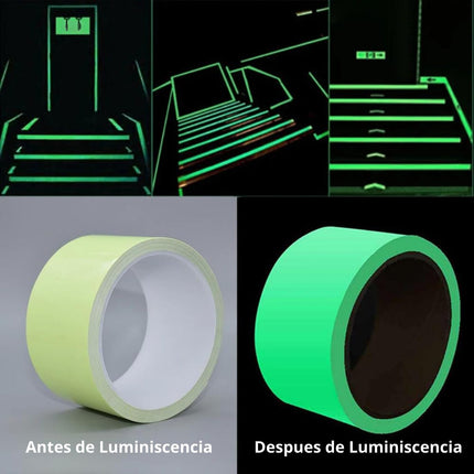 5m Cinta Antideslizante Luminosa 5m Impermeable Seguridad Hogar