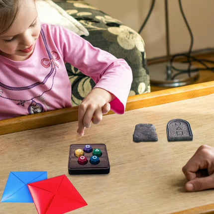 Kit Juego del Calamar Gonggi Trompo Piedra Juegos Coreanos, El Juego del Calamar 2
