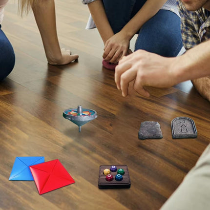 Kit Juego del Calamar Gonggi Trompo Piedra Juegos Coreanos, El Juego del Calamar 2