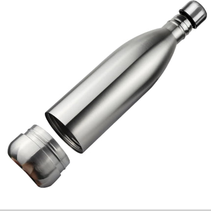 Botella Agua Bote Contenedor Líquidos Conservación De Bebidas Frías Caliente Ciclismo Correr Deportes Aire Libre Viajes con Compartimento Secreto Oculto Llaves Dinero Joyas Pastillas