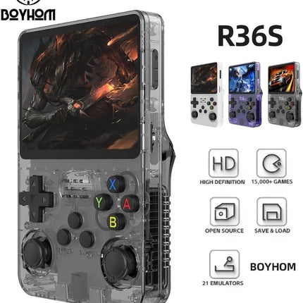Consola De Videojuegos R36s Retro Portátil Sistema Linux Juegos Clasicos