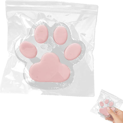 Squishy Pata De Gato Gigante Taba Antiestrés Silicona Kawaii