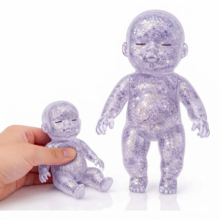 Squishy Bebé Con Glitter Juguete Sensorial Antiestrés Niños