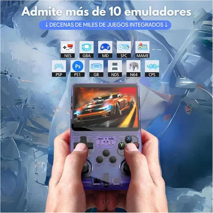Consola De Videojuegos R36s Retro Portátil Sistema Linux Juegos Clasicos