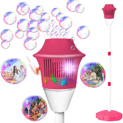 Máquina De Burbujas Automática con Luz LED y Música para Niños, Bebés, Fiestas Infantiles