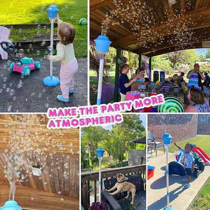 Máquina De Burbujas Automática con Luz LED y Música para Niños, Bebés, Fiestas