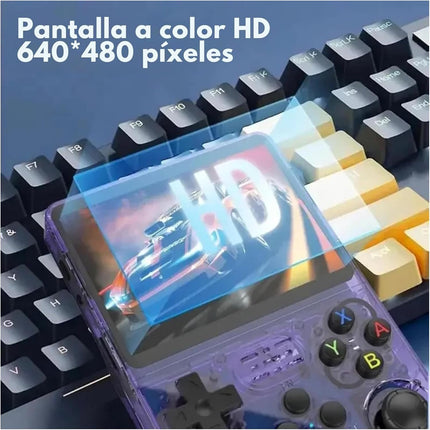 Consola De Videojuegos R36s Retro Portátil Sistema Linux Juegos Clasicos