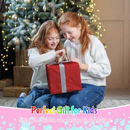 Máquina De Burbujas Automática con Luz LED y Música para Niños, Bebés, Fiestas