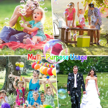 Máquina De Burbujas Automática con Luz LED y Música para Niños, Bebés, Fiestas Infantiles