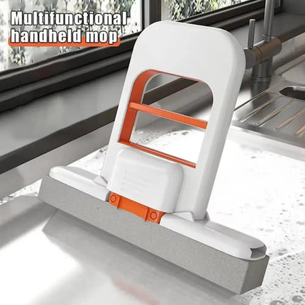 Mini Mopa Trapeador Portátil Plegable Exprimible Absorbente