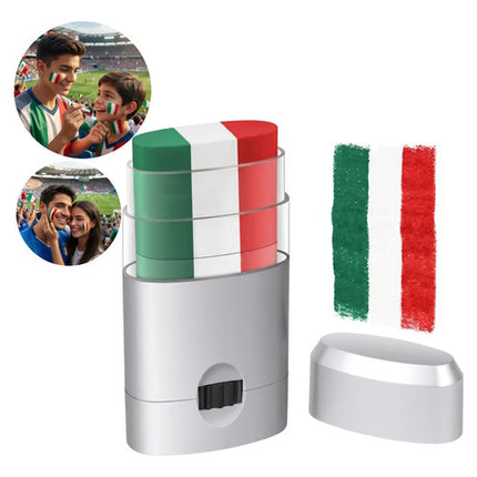 Pintura Facial Stick Bandera México Barra Maquillaje Mundial