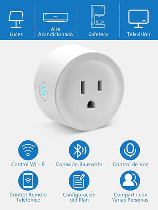 Enchufe Wifi Tuya Inteligente Temporizador Alexa Google Home