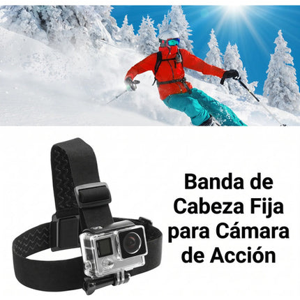 Correa Arnés Cabeza Gopro Hero 11 10 9 8 7 Camara De Accion