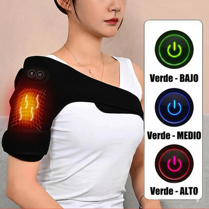 Hombrera Termica Calefacción Y Masaje Soporte Calor Rodilla