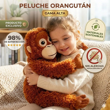 Peluche Chango Orangutan Muñeco Suave Juguete Gorila Niños