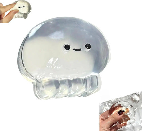 Juguete Antiestrés Medusa Squishy Pulpo Transparente Taba