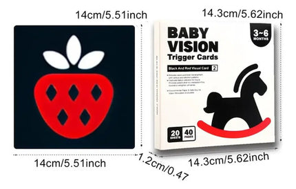 Tarjetas De Estimulación Visual Montessori Bebés 0-26 Meses