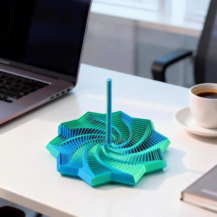 Juguete Sensorial Estrella Fractal 3d Expandible Antiestres