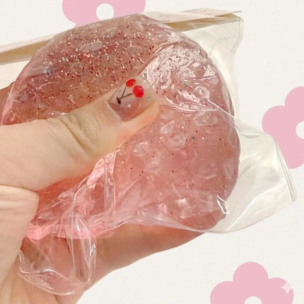 Squishy De Fresa Juguete Antiestrés Silicona Antiestres Taba