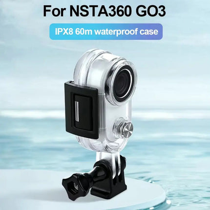Carcasa De Buceo Estuche Impermeable 40m Insta360 Go 3