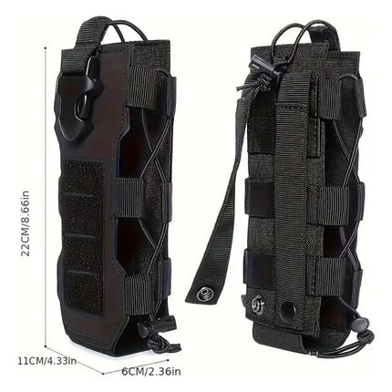 Porta Botella Tactico Molle Porta Radio Sostenedor Mochila