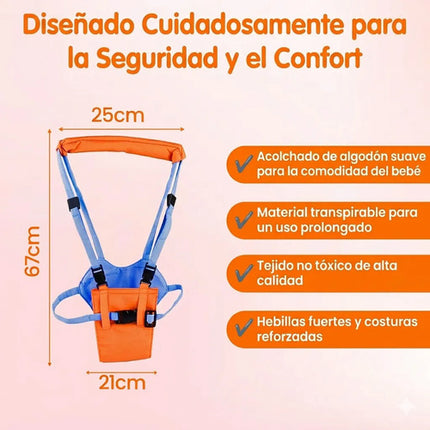 Arnés Caminador Para Bebé Asistente Primeros Pasos Ajustable