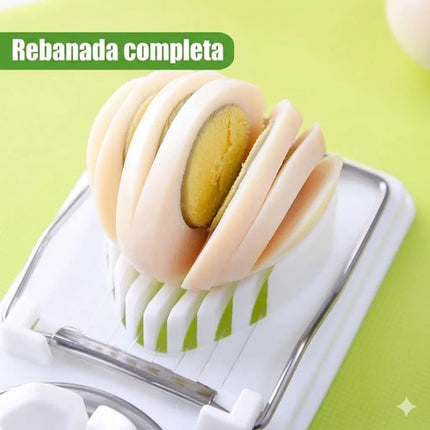 Cortador De Huevos 2 En 1 Rebanador Frutas Y Verduras Manual