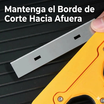 Raspador De Vidrios Y Ventana Limpieza Multiuso+10 Cuchillas