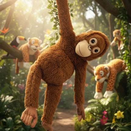 Peluche Chango Orangutan Muñeco Suave Juguete Gorila Niños
