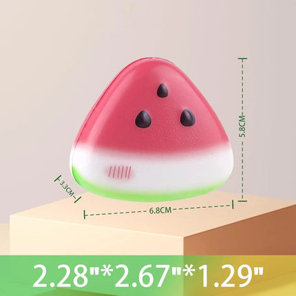 Squishy Juguete De Sandia Antiestrés Apretable Niños Regalo Rojo