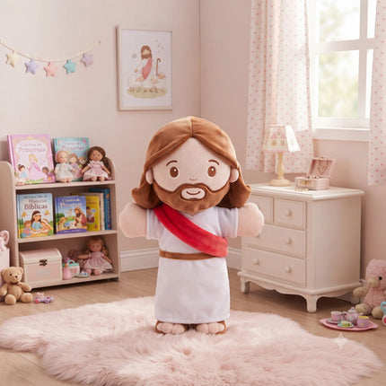 Muñeco De Peluche Jesús Animados Regalo Jesucristo Diosito