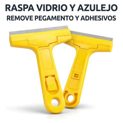Raspador De Vidrios Y Ventana Limpieza Multiuso+10 Cuchillas