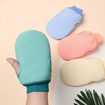 Guante Exfoliante Corporal Baño Doble Cara Limpieza Profunda