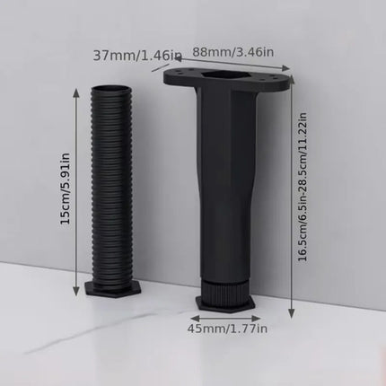 4 Patas Regulables Para Base Cama Soporte Muebles Ajustable
