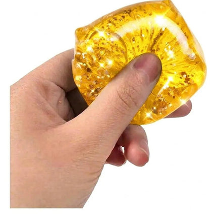 Juguete Antiestrés Squishy Cubo De Hielo Maltosa Con Glitter