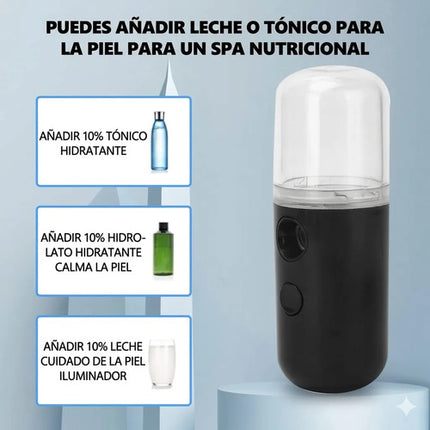 Nano Difusor Vaporizador Facial Portátil Usb Humidificador