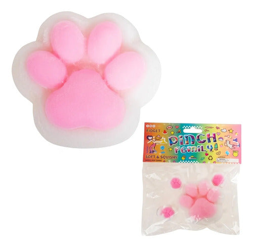 Pata De Gato Squishy Taba Suave Antiestrés Juguete Sensorial
