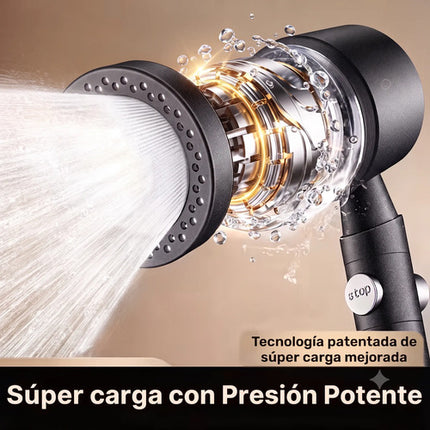 Kit Regadera De Mano Alta Presión Ahorradora 5 Modos Filtro